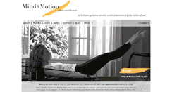 Desktop Screenshot of mindandmotionpilates.com